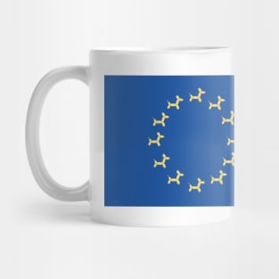 European Union Balloon Dog Flag Mug